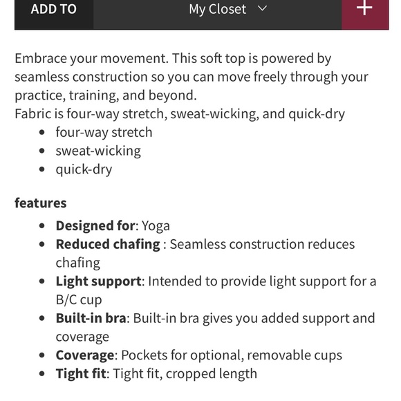 Lululemon Ebb To Street Cropped Long Sleeve in Rover - Picture 3 of 7